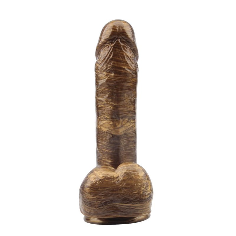 Dildo realistyczne członek jądram przyssawka 19 cm